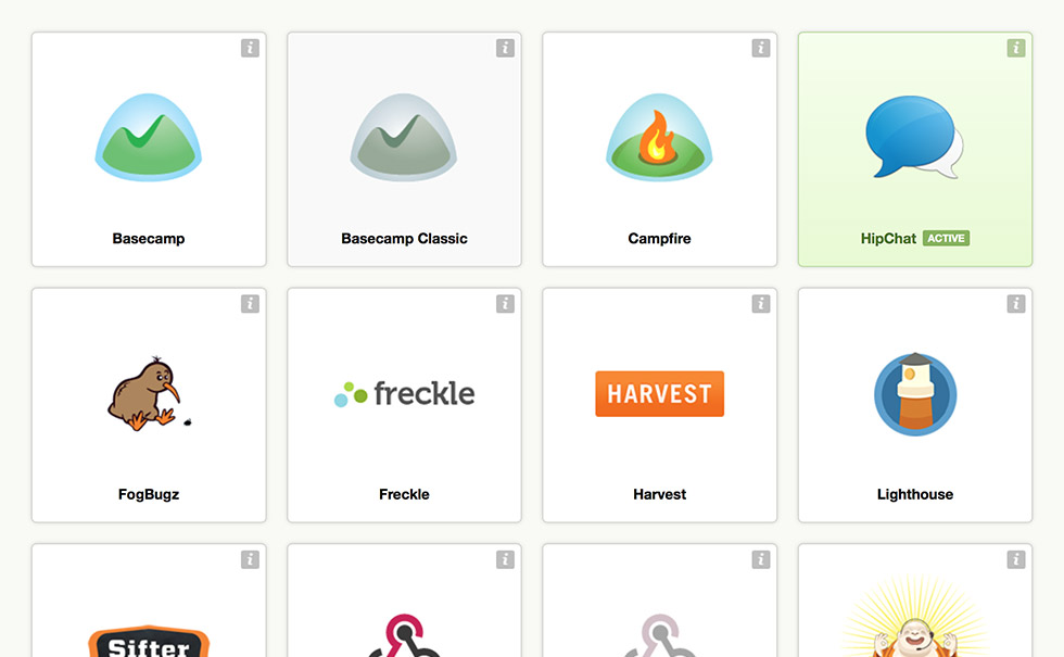 Built-in integrations