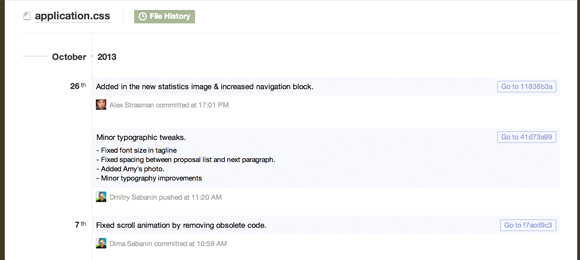 File History
